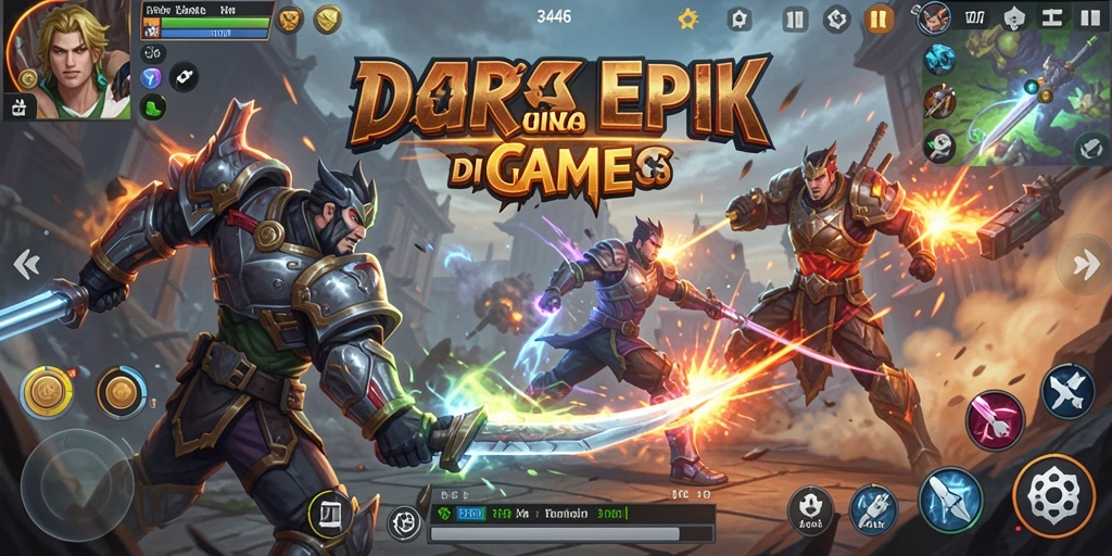 Tampilan epik dari gameplay 3446 yang mendebarkan.
