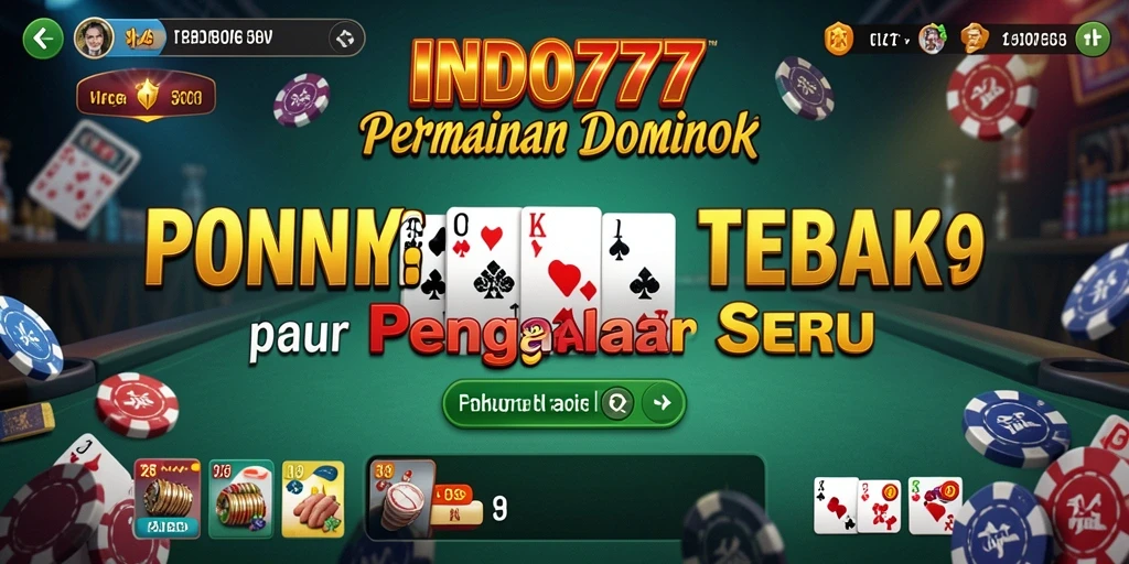 Tampilan gameplay Domino yang menarik dan interaktif.