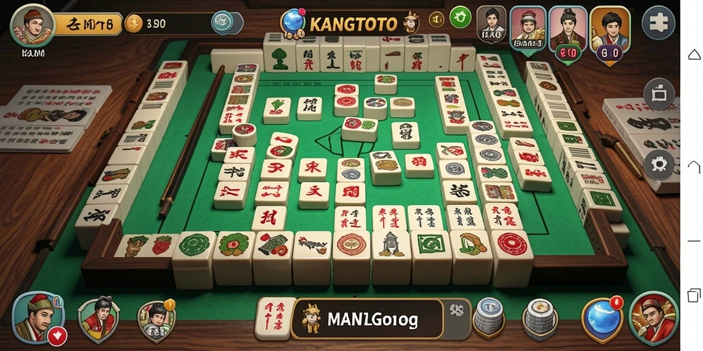 Tampilan gameplay seru di KANGTOTO, tantangan Mahjong yang menarik.