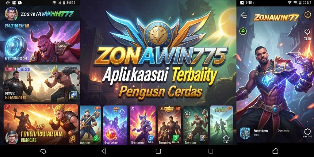 Screenshot utama ZONAWIN777 menampilkan antarmuka pengguna yang intuitif.